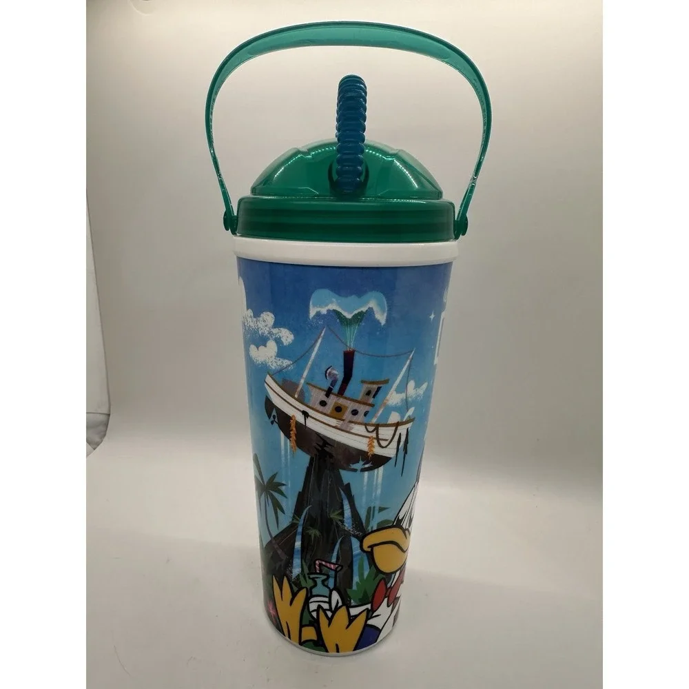 Walt Disney World 50th‎ Anniversary Refillable Cup Typhoon Lagoon Blizzard Beach